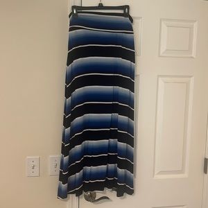 Merona striped maxi skirt